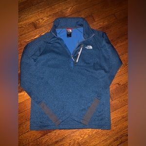 THE NORTH FACE  ZIP NECK FLEECE LINED☃️PULLOVER💙MENS SMALL OR WOMENS MEDIUM